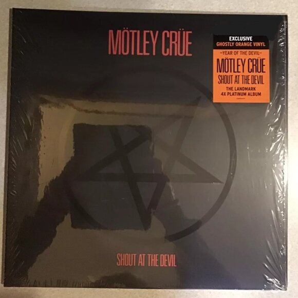 Motley Crue Shout At The Devil LP ~ Exclusive Color Vinyl ~ Ltd Ed 750 ~ Sealed! - Picture 2 of 2